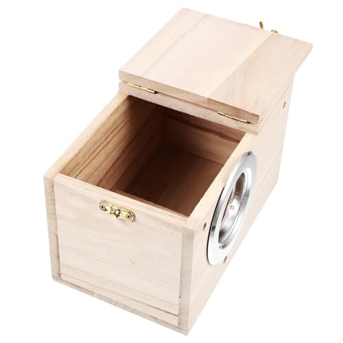 VICASKY Holz Vogelhaus Quadratischer Nistkasten Für Sittiche Vogelnester Als Gartenvogelhaus Vogelbrutkasten Mit Einfacher Reinigung Für Vögel VICASKY Holz Vogelhaus Quadratischer Nistkasten Für Sittiche Vogelnester Als Gartenvogelhaus Vogelbrutkasten Mit Einfacher Reinigung Für Vögel von VICASKY