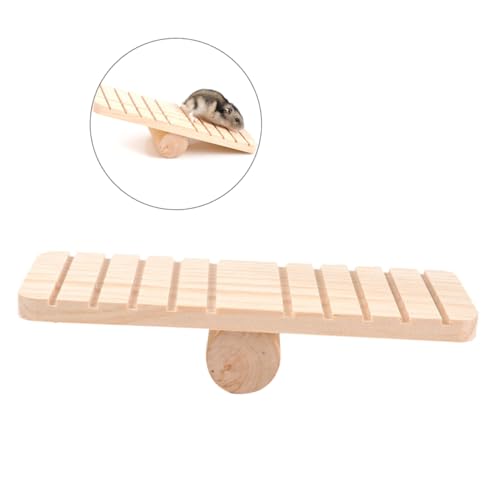 VICASKY Holz Wippe für Kleine Haustiere Kauspielzeug für Hamster Rennmäuse und Spielplatz und Rastplatz im Käfig zu Reinigen und Geruchsresistent VICASKY Holz Wippe für Kleine Haustiere Kauspielzeug für Hamster Rennmäuse und Spielplatz und Rastplatz im Käfig zu Reinigen und Geruchsresistent von VICASKY