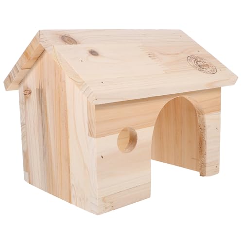 VICASKY Holz-hamsterhaus Mit Kletter Und Spielhütte Naturholz Versteckraum Für Kleine Haustiere Hühner Und Igel-lebensraum Haustierkäfig-zubehör Leicht Zu Reinigen VICASKY Holz-hamsterhaus Mit Kletter Und Spielhütte Naturholz Versteckraum Für Kleine Haustiere Hühner Und Igel-lebensraum Haustierkäfig-zubehör Leicht Zu Reinigen von VICASKY
