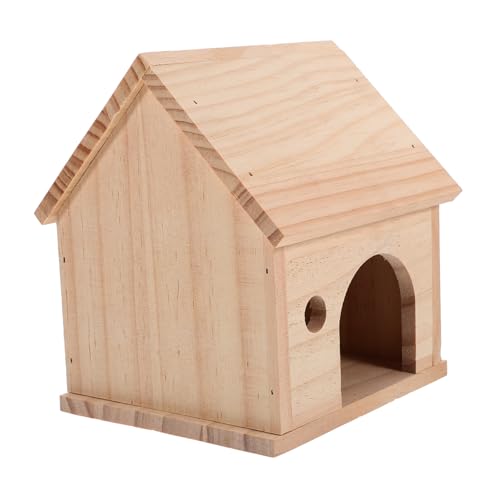 VICASKY Holzhaus für Meerschweinchen und Kleine Chinchillas Robustes Versteck mit Praktischem Design Komfortables Rückzugsort für Kleintiere Stilvolles und Verschleißfestes Häuschen für von VICASKY