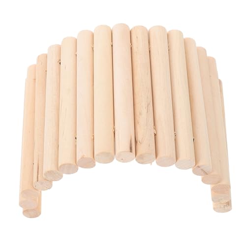 VICASKY Holzleiter für Hamster und Kleintiere Sichere Pet Climbing Ladder mit Glatten Kanten Stressabbauendes Kletterspielzeug Geeignet für Hamster Igel und Kleine Haustiere von VICASKY