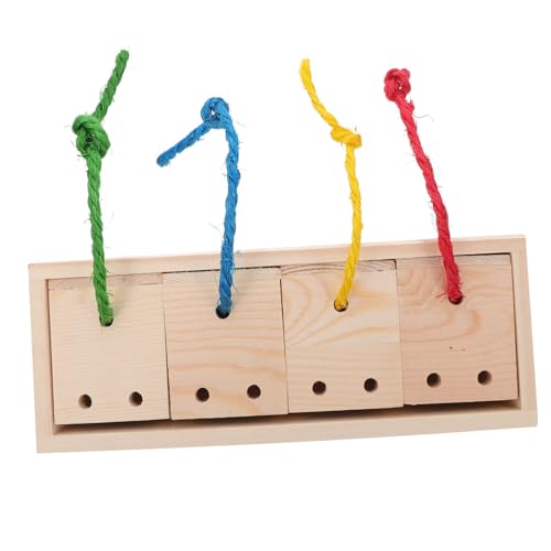 VICASKY Holzspielzeug Vogel für Wellensittiche und Papageien Kreatives Futter Trainingsspielzeug Langlebiger Sicherer Desktop Bird Foraging Feeder Fördert Beschäftigung und Fröhliche VICASKY Holzspielzeug Vogel für Wellensittiche und Papageien Kreatives Futter Trainingsspielzeug Langlebiger Sicherer Desktop Bird Foraging Feeder Fördert Beschäftigung und Fröhliche von VICASKY