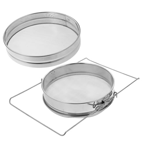VICASKY Honigsieb Mit Doppelsiebfilter Multifunktionales Küchengerät Für Honig Soßen Und Sirupe Zu Reinigen Und Benutzerfreundlich Amerikanisches Design VICASKY Honigsieb Mit Doppelsiebfilter Multifunktionales Küchengerät Für Honig Soßen Und Sirupe Zu Reinigen Und Benutzerfreundlich Amerikanisches Design von VICASKY