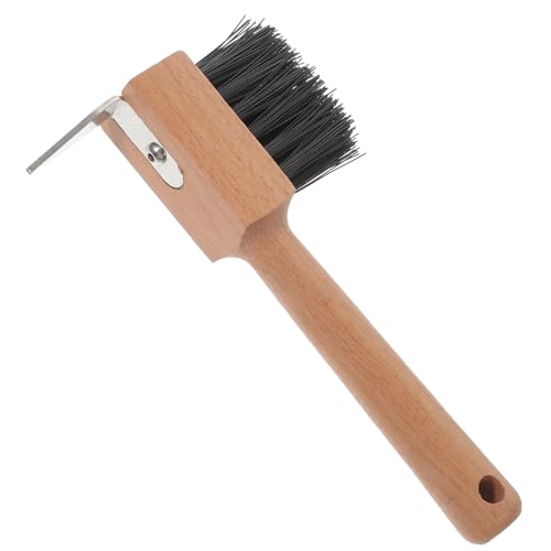 VICASKY Hufschneider mit Holzgriff für Pferde Rinder Schafe Praktisches Hufpflegetool zum Reinigen und Schneiden Kompakt Langlebig für Reiter und Tierpflege von VICASKY