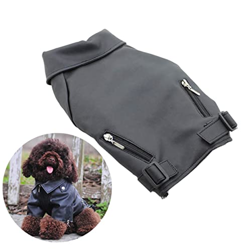 VICASKY Hund wintermantel hundemantel Dog Raincoat hundepflege hundekleider Dog Accessories Kleidung Haustiere groß Hundejacken Hundekostüme Welpenjacke mit Reißverschluss Hundeweste Black von VICASKY