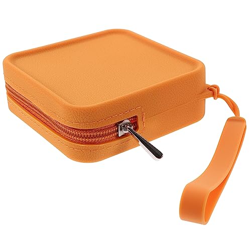 VICASKY Hunde Leckerli Tasche aus Tragbare Trainingsbeutel mit Reißverschluss für Outdoor Aktivitäten für Hundetraining und Orange von VICASKY