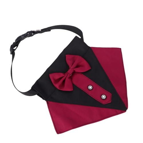 VICASKY Hundebandana Baumwolle Hundehalsband Saliva Bib mit Schleife Stylisches Dreieckstuch für Haustiere Outdoor Geeignet Modisches Halstuch für Kleine und Mittlere Hunde von VICASKY
