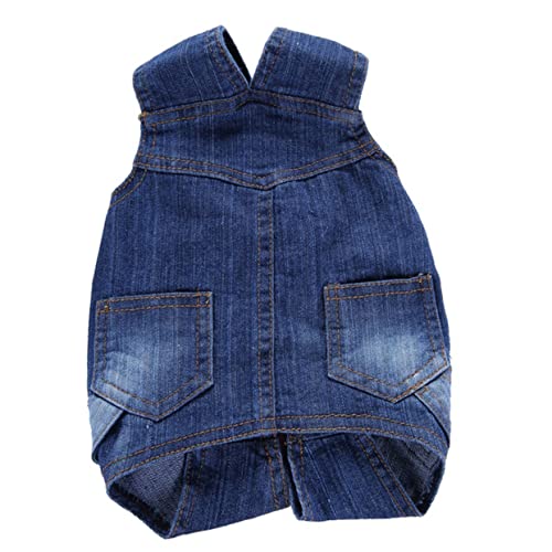 VICASKY Hundekleidung Hundewesten Jeanshosen mit Hosenträgern für Kleine und Welpen XXL Outdoor Aktivitäten und Besondere Anlässe VICASKY Hundekleidung Hundewesten Jeanshosen mit Hosenträgern für Kleine und Welpen XXL Outdoor Aktivitäten und Besondere Anlässe von VICASKY