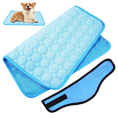VICASKY Hundekühlungsbandana mit Kühlmatte aus Atmungsaktive Kühldecke für Kleine und Mittelgroße und Tragbar VICASKY Hundekühlungsbandana mit Kühlmatte aus Atmungsaktive Kühldecke für Kleine und Mittelgroße und Tragbar von VICASKY