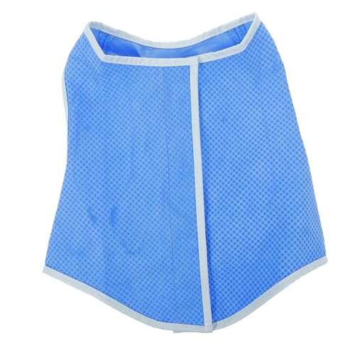 VICASKY Hundekühlweste aus Atmungsaktivem PVA Leichte Kühlweste für Haustiere Blau für Sommerurlaub und Strandaktivitäten von VICASKY