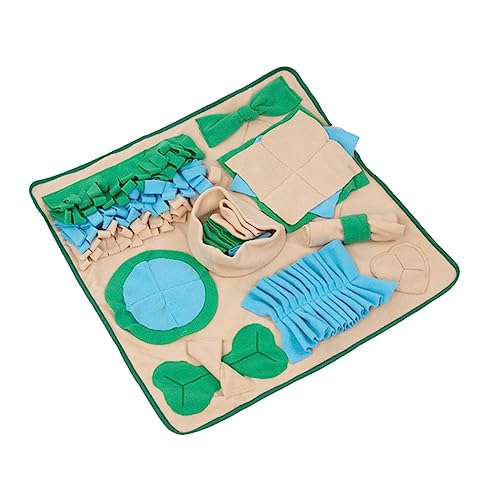 VICASKY Hundeschnüffelmatte Geometrisches Design Rutschfestes Futterspielzeug für Kleine bis Große Hunde Fördert Natürliche Futtersuche Sicher und Langlebig Trainingszubehör für Haustiere VICASKY Hundeschnüffelmatte Geometrisches Design Rutschfestes Futterspielzeug für Kleine bis Große Hunde Fördert Natürliche Futtersuche Sicher und Langlebig Trainingszubehör für Haustiere von VICASKY