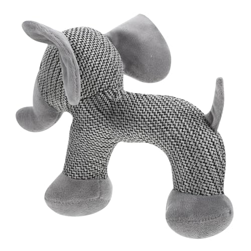 VICASKY Hundespielzeug Plüsch Elefant mit Quietscher Robustes Kauspielzeug für Welpen und Kleine Hunde Interaktives Beißspielzeug für Drinnen und Draußen Fördert Zahnpflege und Spielspaß von VICASKY