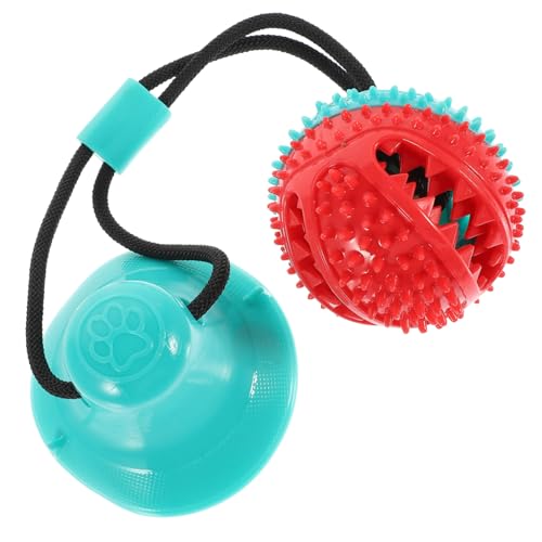 VICASKY Hundespielzeug Saugnapf Ball Kauspielzeug für Hunde Pet Molar Zahnpflege Interaktiver Beißball aus Robustem Gummi mit Starkem Saugnapf für Effektive Zahnreinigung und Spielerisches VICASKY Hundespielzeug Saugnapf Ball Kauspielzeug für Hunde Pet Molar Zahnpflege Interaktiver Beißball aus Robustem Gummi mit Starkem Saugnapf für Effektive Zahnreinigung und Spielerisches von VICASKY