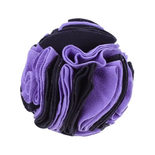 VICASKY Hundespielzeug für Kleine Hunde Langlebiger Schnüffelball aus Polar Fleece Fördert Langsames Fressen und Geistige Anregung Waschbar und Wiederverwendbar Geeignet für Welpen und von VICASKY
