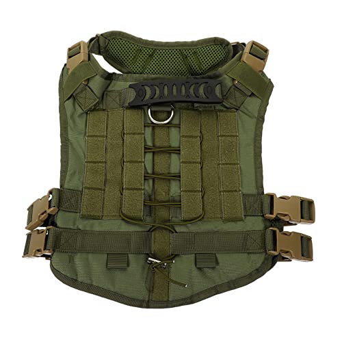 VICASKY Hundetaktik Weste für Deutsche Schäferhunde Verstellbar und Atmungsaktiv für Outdoor Hundetraining Militärisch Inspiriertes Design Service von VICASKY