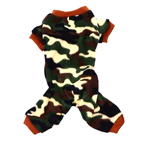 VICASKY Hundewinterpyjama für Welpen Warmes Plüsch Onesie Overall für Haustiere Gemütliche Schlaf und Spielkleidung für Drinnen und Draußen VICASKY Hundewinterpyjama für Welpen Warmes Plüsch Onesie Overall für Haustiere Gemütliche Schlaf und Spielkleidung für Drinnen und Draußen von VICASKY