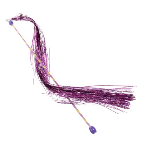 VICASKY Interaktiver Katzenangel mit Federn und Glitzertassel Lustiges Katzenspielzeug Bewegung und Spaß für Katzen P VICASKY Interaktiver Katzenangel mit Federn und Glitzertassel Lustiges Katzenspielzeug Bewegung und Spaß für Katzen P von VICASKY