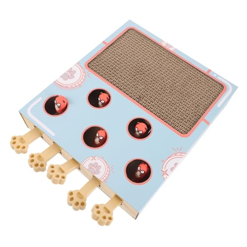 VICASKY Interaktives Katzenspielzeug Katzenkratzer Pad aus Hochwertigem Wellpappe für Innenräume Fördert das Spielverhalten und Schützt Möbel für Katzen von VICASKY
