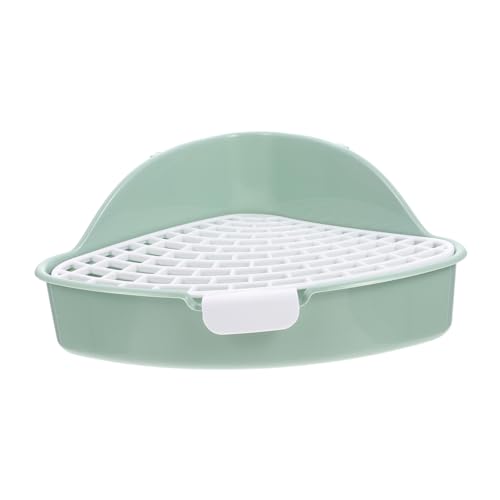 VICASKY Käfig Toilette für Kleine Haustiere Herbst Box und Hamster Töpfchen Trainer für Chinchillas und Meerschweinchen Minzegrün von VICASKY