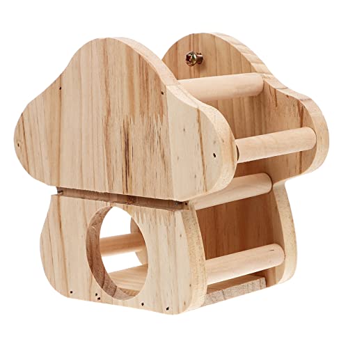 VICASKY Kaninchen Heuraufe aus Holz Praktischer Hängender Futterspender für Kleintiere für Meerschweinchen und Chinchillas Sauber und Hygienisch Langlebig und Installieren von VICASKY