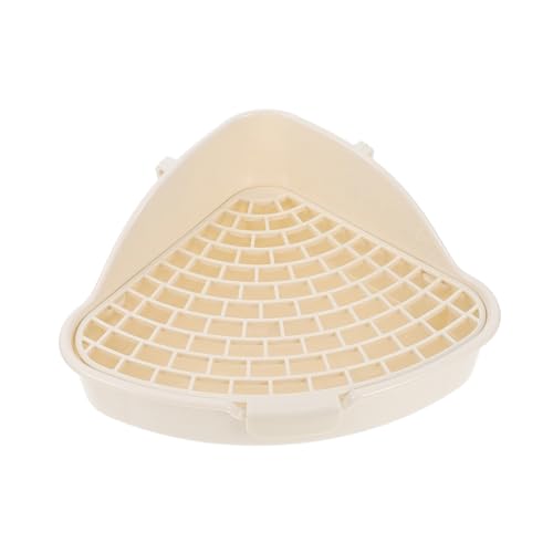 VICASKY Kaninchen Toilette Anti Fall Hamster Töpfchen Trainer Kleine Haustiertoilette für Meerschweinchen Chinchillas Ratten Abnehmbares Gitter Rundkanten für Sicheren Einsatz von VICASKY