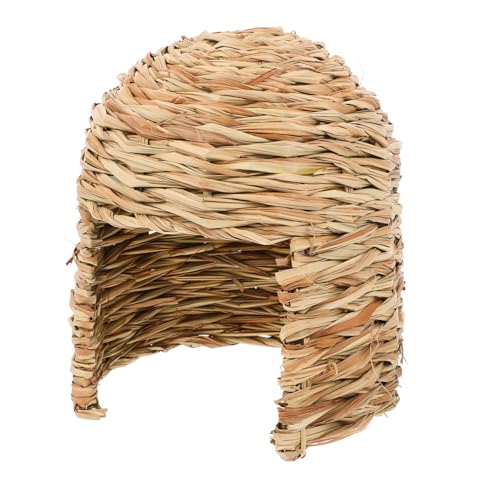 VICASKY Kaninchenhaus aus Naturheu Vielseitige Schlaf und Versteckmöglichkeit für Zwergkaninchen Meerschweinchen und Andere Kleintiere Tragbar und Bequem VICASKY Kaninchenhaus aus Naturheu Vielseitige Schlaf und Versteckmöglichkeit für Zwergkaninchen Meerschweinchen und Andere Kleintiere Tragbar und Bequem von VICASKY