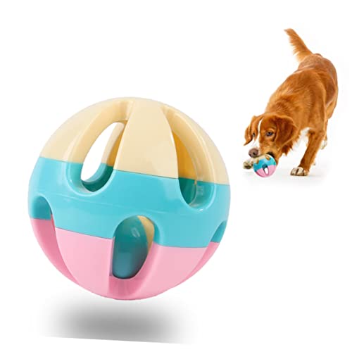 VICASKY Katzen Ball mit Glocke Interaktives Haustier Lustiger Hohler Ball für Katzen Umweltfreundliches Material Fördert Trainieren Zufällig VICASKY Katzen Ball mit Glocke Interaktives Haustier Lustiger Hohler Ball für Katzen Umweltfreundliches Material Fördert Trainieren Zufällig von VICASKY