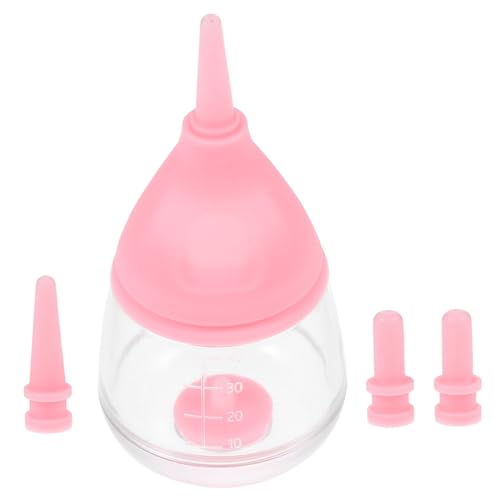 VICASKY Katzen Futterflasche für Kleine Abnehmbares Design Transparente Flasche für Welpen und Kätzchen Kapazität zu Reinigen Handhaben von VICASKY