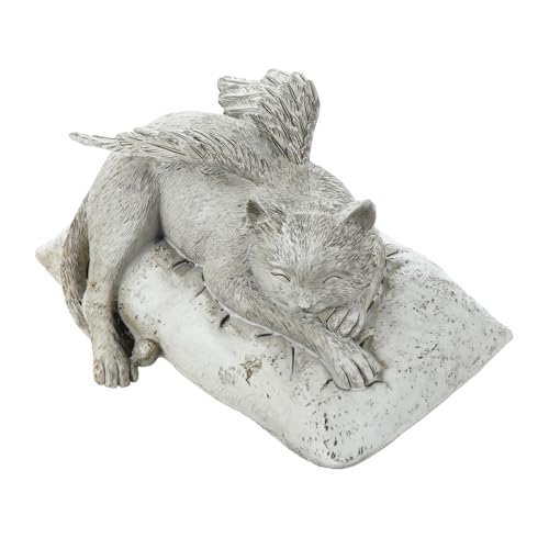 VICASKY Katzen Gedenkstein Statue aus Harz Garten Dekoration für Haustier Erinnerung UV für Drinnen und Draußen Liebevolle an Verstorbene Katzen VICASKY Katzen Gedenkstein Statue aus Harz Garten Dekoration für Haustier Erinnerung UV für Drinnen und Draußen Liebevolle an Verstorbene Katzen von VICASKY