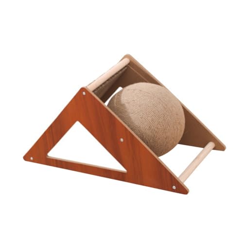 VICASKY Katzen Kratzspielzeug mit Ball Stabiler Kratzer für Kätzchen Katzenzubehör für Zuhause Tiergeschäfte Fördert Spiel und Bewegung von VICASKY