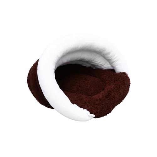 VICASKY Katzenbett Für Haustiere Warmes Schlafnest Aus Faltbares Und Waschbares Design Für Couch Auto Und Draußen Entzückendes Dunkelkaffee Mit Gemütlicher Form VICASKY Katzenbett Für Haustiere Warmes Schlafnest Aus Faltbares Und Waschbares Design Für Couch Auto Und Draußen Entzückendes Dunkelkaffee Mit Gemütlicher Form von VICASKY