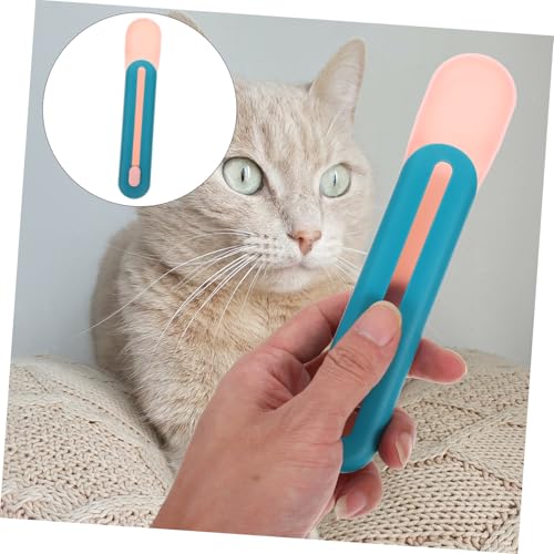 VICASKY Katzenfutter Quetschlöffel aus Hochwertigem Material Tragbarer Futterspender für Katzenleckerlis Einfacher Gebrauch zum Portionieren von Nassfutter und Snacks Leicht und von VICASKY