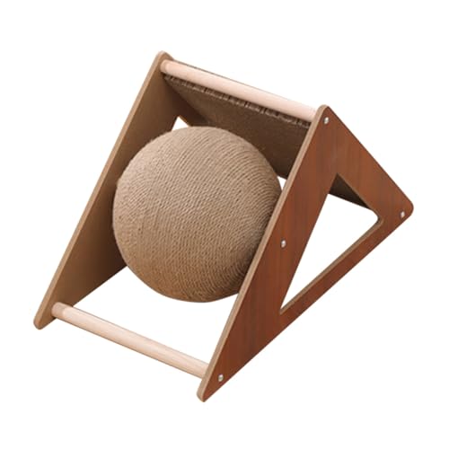 VICASKY Katzenkratzbrett mit Spielzeugkugel Stand Kratzmöbel für Katzen Leicht für Zuhause und Tierbedarf Kratzspielzeug zur Möbelpflege VICASKY Katzenkratzbrett mit Spielzeugkugel Stand Kratzmöbel für Katzen Leicht für Zuhause und Tierbedarf Kratzspielzeug zur Möbelpflege von VICASKY