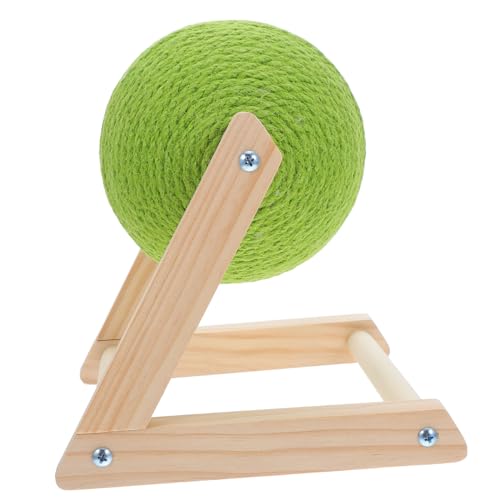 VICASKY Katzenkratzspielzeug: Kratzball Aus Natürlichem Sisalseil Mit Ständer Für Kätzchen, Hunde, Welpen, Kaninchen, Interaktives Haustierspielzeug Aus von VICASKY