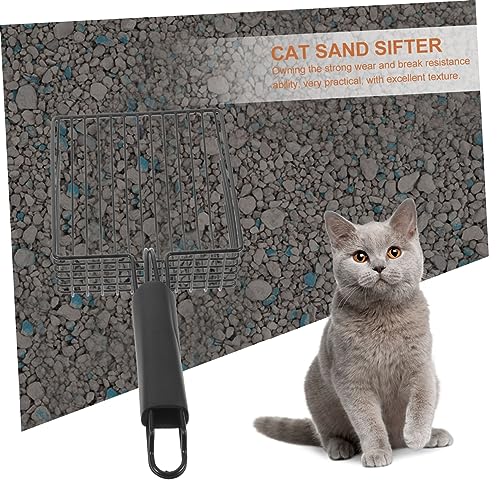 VICASKY Katzenstreuschaufel mit Großer Kapazität Langlebig und Geruchsneutral Praktische Kotschaufel für Katzenklo Wiederverwendbar und Einfach zu Handhaben für Täglichen Gebrauch von VICASKY