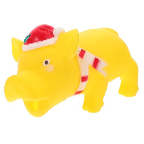 VICASKY Kauspielzeug für Hunde Cartoon Schwein Langlebiges Latex Molar Weihnachtsdesign für Kleine Mittelgroße und Große Hunde für Zahnreinigung und Spielspaß VICASKY Kauspielzeug für Hunde Cartoon Schwein Langlebiges Latex Molar Weihnachtsdesign für Kleine Mittelgroße und Große Hunde für Zahnreinigung und Spielspaß von VICASKY