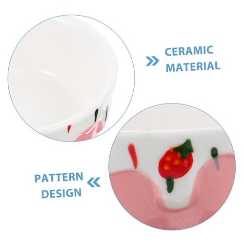 VICASKY Keramik Hamster Napf mit Design Spülmaschinenfest Glatte Oberfläche Süßer Bunter Futternapf für Kleine Haustiere Wie Kaninchen Chinchilla und Hamster Vielseitig für Trocken und VICASKY Keramik Hamster Napf mit Design Spülmaschinenfest Glatte Oberfläche Süßer Bunter Futternapf für Kleine Haustiere Wie Kaninchen Chinchilla und Hamster Vielseitig für Trocken und von VICASKY