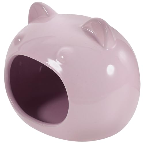 VICASKY Keramik Hamster Versteck Groß Niedliches Versteckhaus für Kleintiere Wie Igel Meerschweinchen und Hamster Lustiges Versteck mit Cartoon Design Komfortabler Schlafplatz für Kleine VICASKY Keramik Hamster Versteck Groß Niedliches Versteckhaus für Kleintiere Wie Igel Meerschweinchen und Hamster Lustiges Versteck mit Cartoon Design Komfortabler Schlafplatz für Kleine von VICASKY