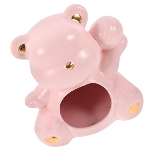 VICASKY Keramik Hamsterversteck Cartoon Design Komfortables Haustiernest für Kleine Tiere für Hamster Chinchillas und Meerschweinchen und Langlebig von VICASKY