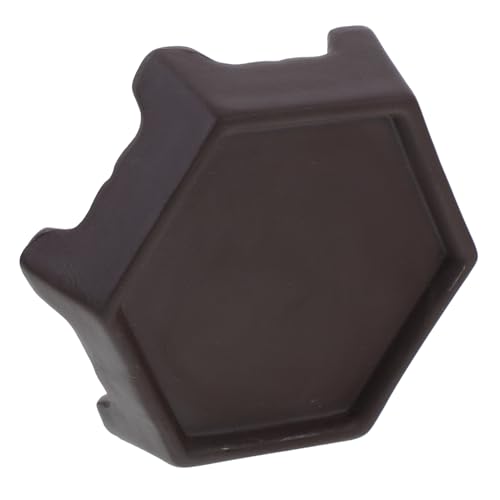 VICASKY Keramik Pflanzenständer Mit Hexagonalem Design Dekorativer Topfhalter Für Kleine Pflanzer Wasserdichtes Tablett Für Innen Und Außengebrauch Für Pflanzenpflege von VICASKY