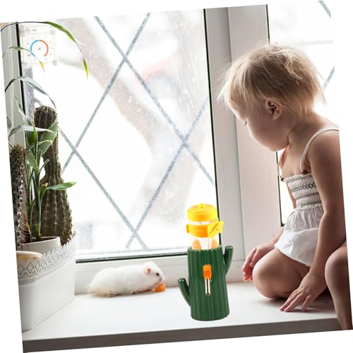 VICASKY Keramik Trinkflasche für Kleintiere Langlebiger Bissfester Hamster und Kaninchen Wasserspender mit Rollendem Auslauf Geruchsneutral Einfach zu Reinigen Geeignet für von VICASKY
