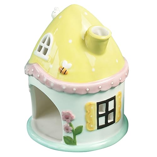 VICASKY Keramisches Hamsterhaus für Kleintiere Niedliches Design Einfacher Zugang für Schlaf und Spiel für Zwerghamster und Mäuse VICASKY Keramisches Hamsterhaus für Kleintiere Niedliches Design Einfacher Zugang für Schlaf und Spiel für Zwerghamster und Mäuse von VICASKY