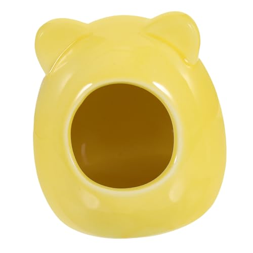 VICASKY Keramisches Hamsterversteck für Kleine Nagetiere Kühlhaus für Zwerghamster und Syrische Hamster Schlafnest von VICASKY