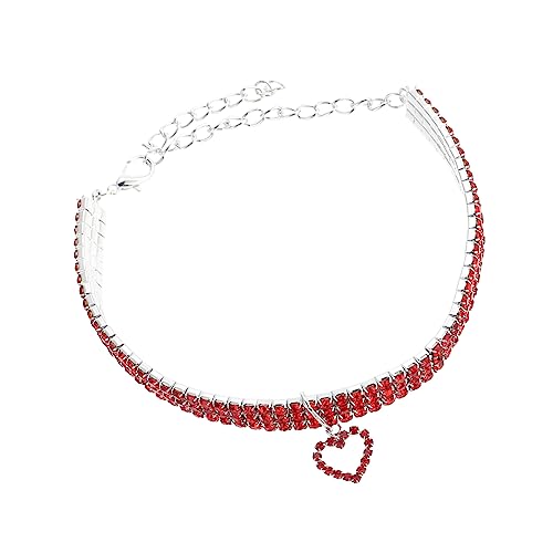 VICASKY Kettenhundkragen mit Anhänger für Welpen Verstellbarer Eleganter Halsband aus Strapazierfähigem Material für Anlässe VICASKY Kettenhundkragen mit Anhänger für Welpen Verstellbarer Eleganter Halsband aus Strapazierfähigem Material für Anlässe von VICASKY