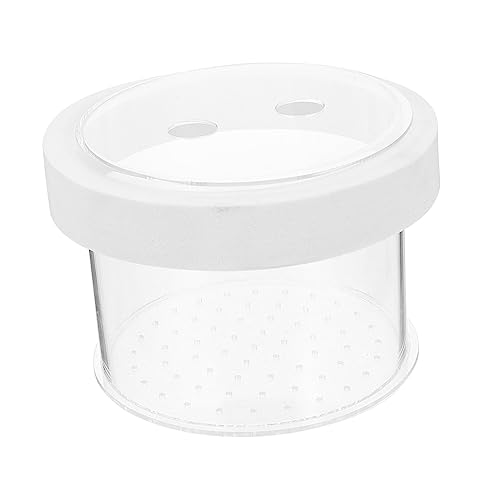 VICASKY Klein Aquarium Brutkasten aus Schwimmende Isolationsbox für Fische Transparent Züchten und Beobachten von Jungfischen und Garnelen von VICASKY