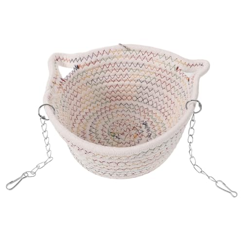 VICASKY Kleine Ratten Hängematte aus Atmungsaktivem Material Bequeme Schlaf und Spielgelegenheit für Hamster und Andere Kleintiere für Käfigdekoration und Winternutzung von VICASKY
