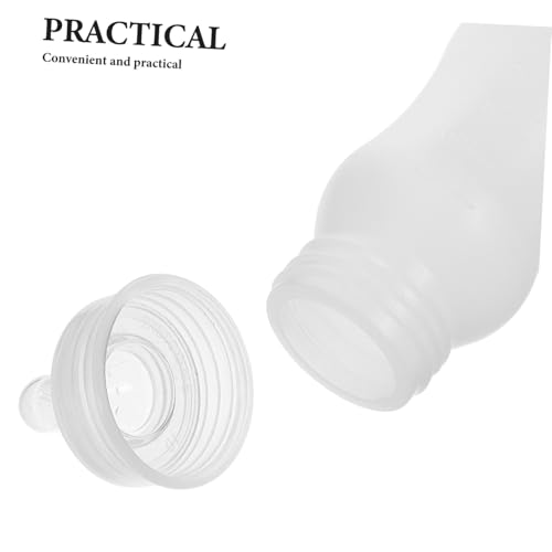 VICASKY Kleine Tierflasche mit Nippel zur Milchfütterung Einfache Handhabung Langlebiges Kunststoffmaterial Geeignet für Lämmer Welpen und Katzen Kontrollierbarer Milchfluss für Präzises von VICASKY