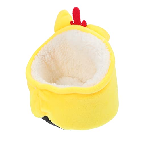VICASKY Kleines Haustier Bett Warmes Hamster Nest Kuscheliges Schlafhaus für Kleintiere Winddichtes Haustierversteck für Meerschweinchen und Nager von VICASKY