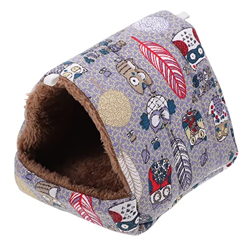 VICASKY Kleines Haustier Winternest für Hamster und Warm für Kleine Cartoon Design Sicher und Gemütlich für Chinchilla Meerschweinchen VICASKY Kleines Haustier Winternest für Hamster und Warm für Kleine Cartoon Design Sicher und Gemütlich für Chinchilla Meerschweinchen von VICASKY
