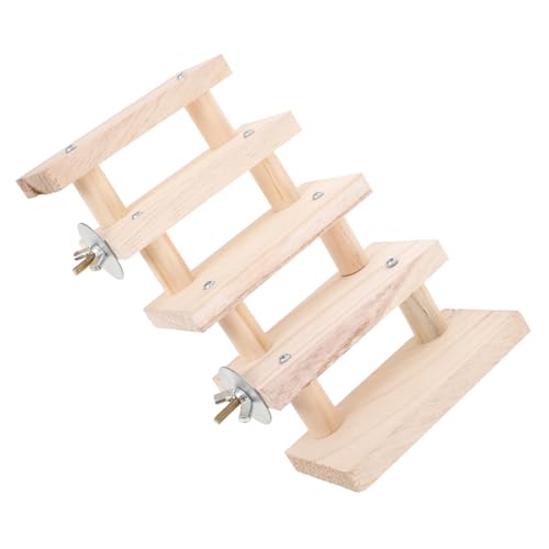 VICASKY Kleintier Holzleiter für Hamster und Meerschweinchen und Sichere Kletterplattform für Käfige für Bewegung und Unterhaltung Leicht zu Reinigen und Platzsparend VICASKY Kleintier Holzleiter für Hamster und Meerschweinchen und Sichere Kletterplattform für Käfige für Bewegung und Unterhaltung Leicht zu Reinigen und Platzsparend von VICASKY
